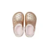 Classic Lined Clog με Glitter “Gold Pink”