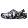 Classic Lined Clog Σανδάλια εξωτερικής χρήσης με επένδυση “Marbled White Black”
