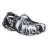 Classic Lined Clog Σανδάλια εξωτερικής χρήσης με επένδυση “Marbled White Black”
