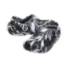 Classic Lined Clog Σανδάλια εξωτερικής χρήσης με επένδυση “Marbled White Black”