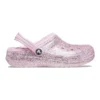 Classic Lined Glitter Clogs “Pink”