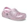 Classic Lined Glitter Clogs “Pink”