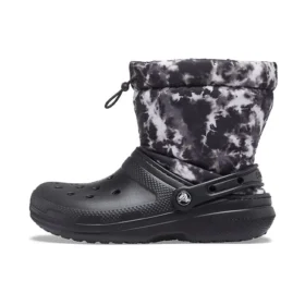 Classic Lined Neo Puff Tie-Dye Μπότες “Black White”