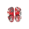 Classic Marbled Clogs “White Red Grey”