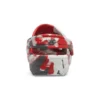 Classic Marbled Clogs “White Red Grey”
