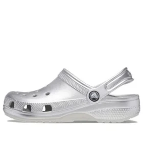 Classic Metallic Clog “Silver Metallic”