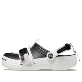 Classic Zip Tie Buckle Σαμπό “Black White”