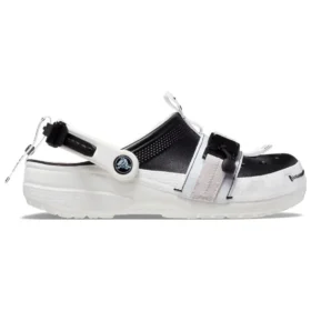 Classic Zip Tie Buckle Σαμπό “Black White”