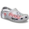 Coca-Cola x Crocs Crossover Light X: Ελαφριά, εξωτερικής χρήσης, Φλατ παπούτσια, casual, αθλητικά, unisex, γκρι σανδάλια