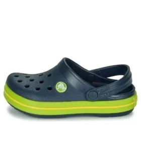 Crocband Clog με λεπτομέρειες κοψίματος και στρογγυλή μύτη “Navy Green”