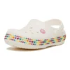 Crocband Gem Band Clogs “White Multi”
