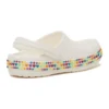 Crocband Gem Band Clogs “White Multi”