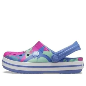 Crocband Graphic Clogs «Blue Pink Green»