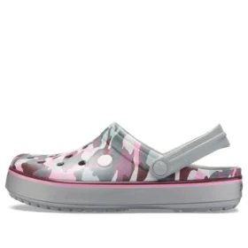 Crocband Graphic III Σαμπό “Grey Pink”