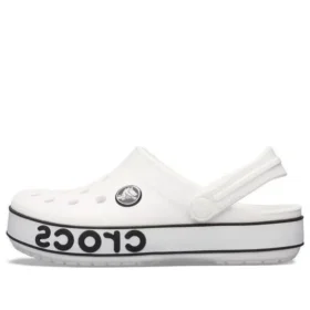 Crocband Logo Σαμπό “White Black”