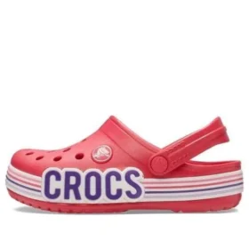 Crocband Logo Stripe Σαμπό «Red White»