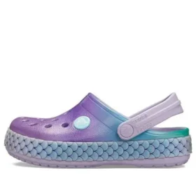 Crocband Rainbow Glitter Band Clogs «Purple Blue»