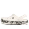 Crocband Snake Print Clogs “Λευκό Μαύρο”