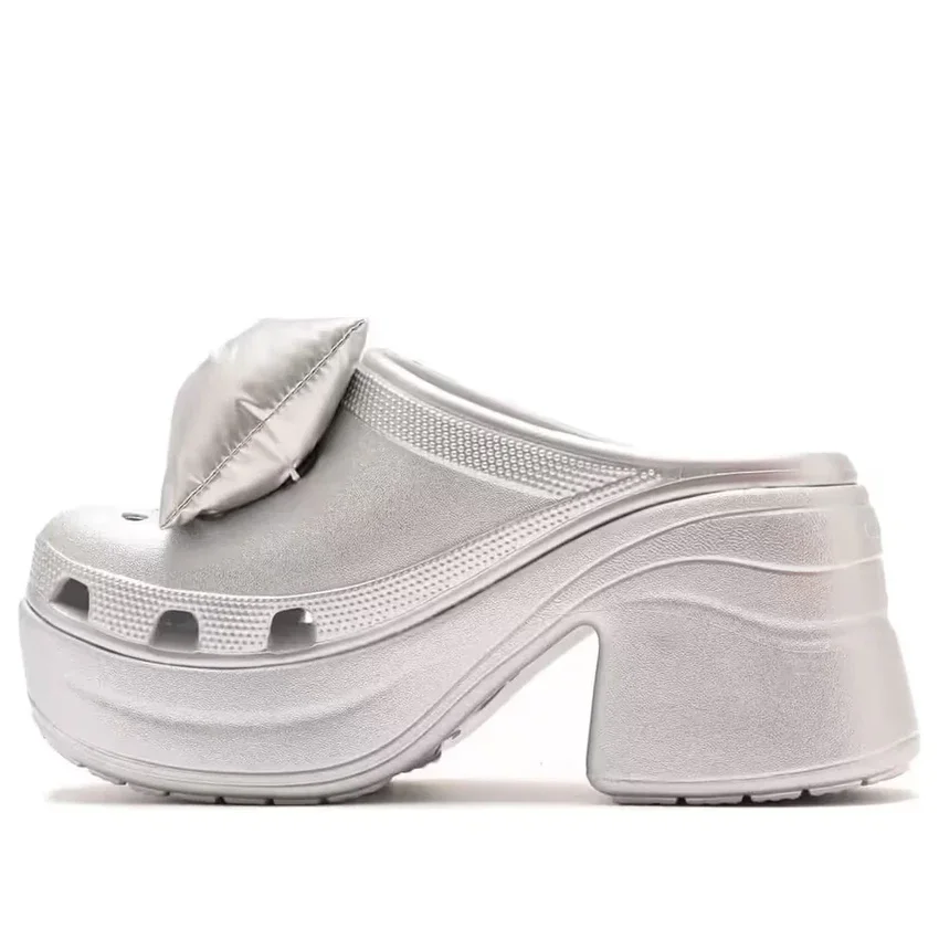 Crocs Siren Metallic Bow Σαμπό «Silver» Crocs Siren Metallic Bow Σαμπό «Silver»