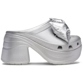Crocs Siren Metallic Bow Σαμπό «Silver»