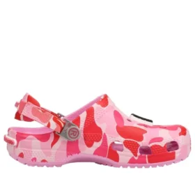 Crocs x A Bathing Ape Σαμπό “Carnation”