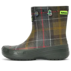 Crocs x Barbour Κλασικές Μπότες “Olive Plaid”
