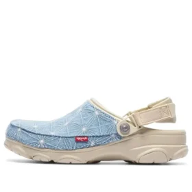 Crocs x Levi’s Sashiko All-Terrain Σαμπό «Bone Blue»