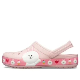 Crocs x Line Friends Beach Pink Unisex Σανδάλια