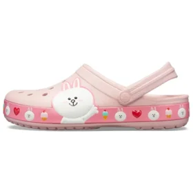 Crocs x Line Friends Beach Pink Unisex Σανδάλια