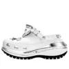 Crocs x MCM Mega Crush Clog “White Silver”