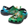 Crocs x Minecraft Σαμπό «Green Black»
