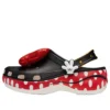 Crocs x Minnie Mouse Classic Platform Clog «Μαύρο Κόκκινο Λευκό»