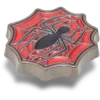 Διακοσμητικό γούρι Jibbitz με το λογότυπο του Spider-Man και ιστό