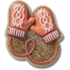 Γάντια Glitter Pink Γούρια Jibbitz™ Charms
