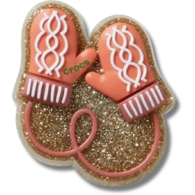 Γάντια Glitter Pink Γούρια Jibbitz™ Charms