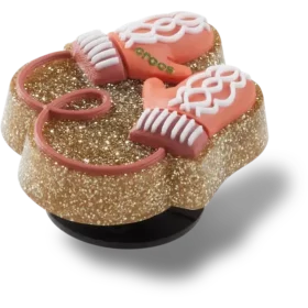 Γάντια Glitter Pink Γούρια Jibbitz™ Charms