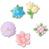 Γούρια Jibbitz «Beaded Flowers» σε συσκευασία των 5 τεμαχίων Γούρια Jibbitz «Beaded Flowers» σε συσκευασία των 5 τεμαχίων