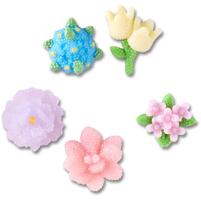 Γούρια Jibbitz «Beaded Flowers» σε συσκευασία των 5 τεμαχίων Γούρια Jibbitz «Beaded Flowers» σε συσκευασία των 5 τεμαχίων