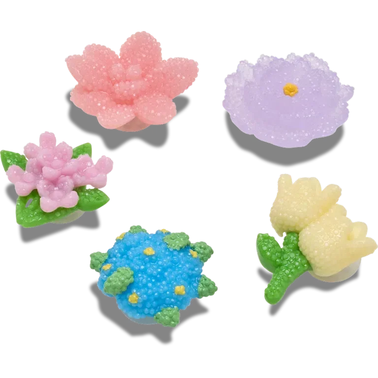 Γούρια Jibbitz «Beaded Flowers» σε συσκευασία των 5 τεμαχίων Γούρια Jibbitz «Beaded Flowers» σε συσκευασία των 5 τεμαχίων