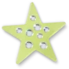 Γούρια Jibbitz™ «Green Gem Star»