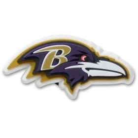Γούρια Jibbitz™ με το λογότυπο των Baltimore Ravens της NFL