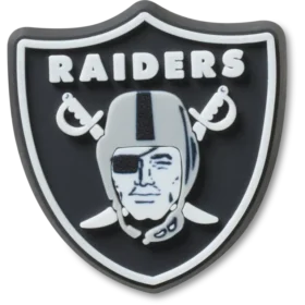 Γούρια Jibbitz™ με το λογότυπο των Las Vegas Raiders της NFL