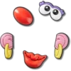 Γούρια Jibbitz™ «Mrs Potato Head» σε συσκευασία των 5 τεμαχίων