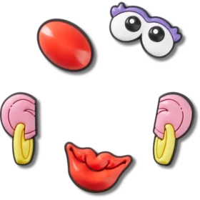Γούρια Jibbitz™ «Mrs Potato Head» σε συσκευασία των 5 τεμαχίων