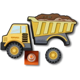 Γούρια Jibbitz «Myo Construction Truck» σε συσκευασία των 5 τεμαχίων
