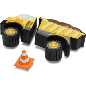 Γούρια Jibbitz «Myo Construction Truck» σε συσκευασία των 5 τεμαχίων