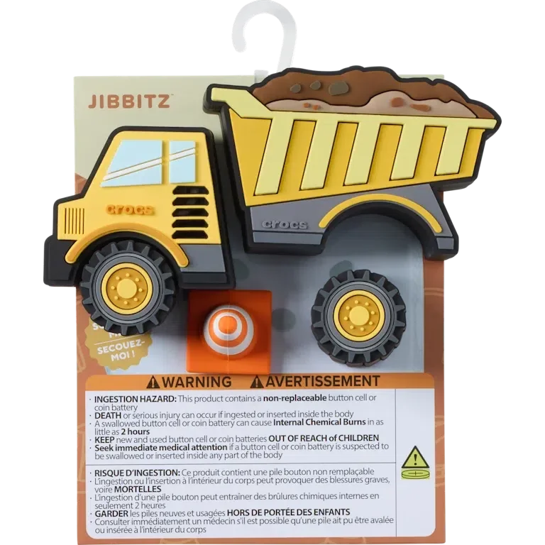 Γούρια Jibbitz «Myo Construction Truck» σε συσκευασία των 5 τεμαχίων Γούρια Jibbitz «Myo Construction Truck» σε συσκευασία των 5 τεμαχίων