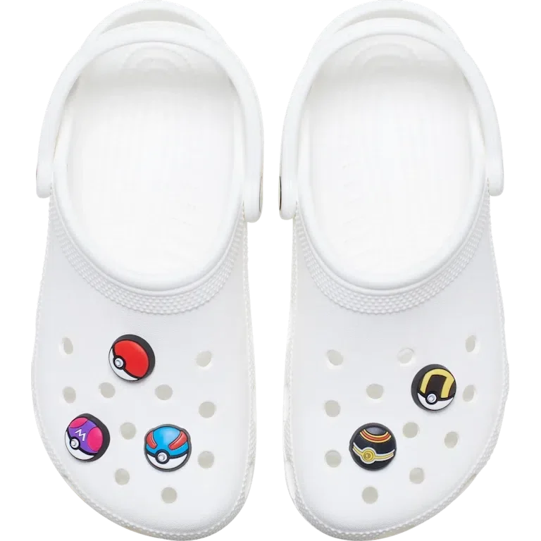 Γούρια Jibbitz™ «Poke Ball» σε συσκευασία των 5 τεμαχίων Γούρια Jibbitz™ «Poke Ball» σε συσκευασία των 5 τεμαχίων