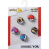Γούρια Jibbitz™ «Poke Ball» σε συσκευασία των 5 τεμαχίων Γούρια Jibbitz™ «Poke Ball» σε συσκευασία των 5 τεμαχίων