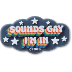 Γούρια Jibbitz™ «Sounds Gay Im»